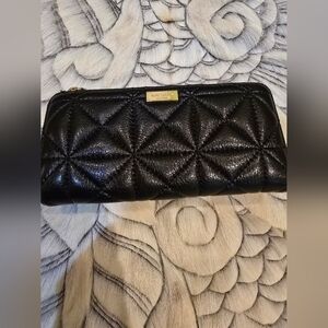 Kate Spade Elegant Black Quilted Women's Clutch
